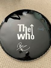 The Who Signed Remo Bass Drum Head