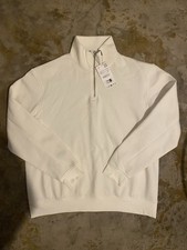 BNWT Zara Mens Cream 1/4 Zip