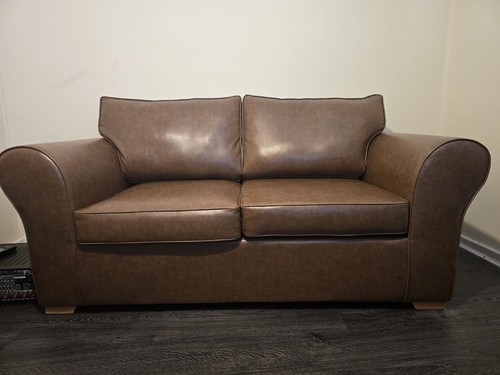 Sofabeds brown faux - sofabeds.co.uk,