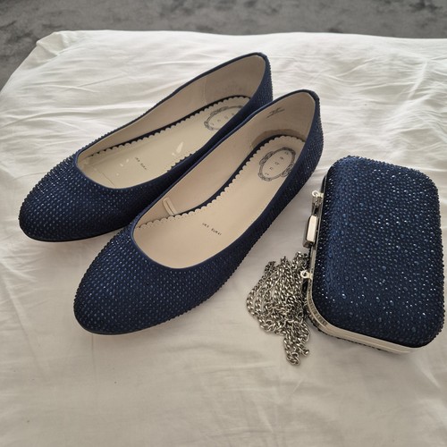 Debut navy blue shoes - shoes, &