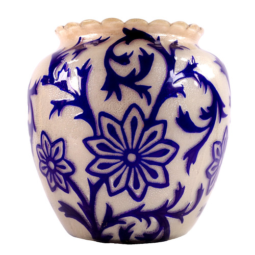 Arts crafts cameo glass vase - arts,