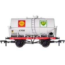 OO Gauge Dapol Tank Wagon 14T Class A Shell BP Silver A7493 4F-058-002
