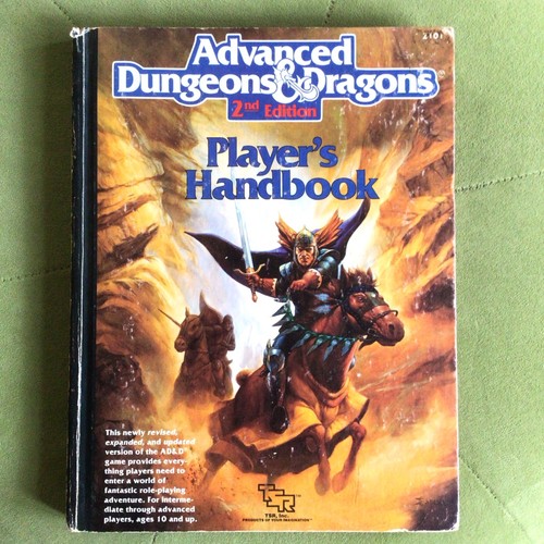 2nd edition player s - ad&d,
