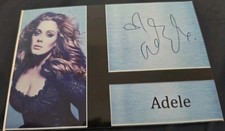 Adele signed photo - signed,
