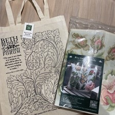 Beth Russell Needlepoint Kit - Rose Garden Butterfly