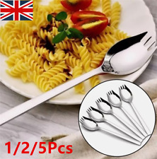 1/2/5X Stainless Steel Spork