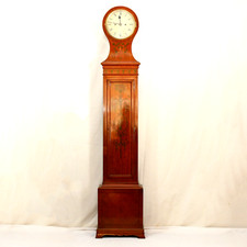 Antique Scottish Satinwood Striking Longcase Clock – Wilson & Sharp Edinburgh