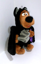 Warner Bros Scooby Doo Plush Soft Toy Figure In Halloween Bat Costume With Tag