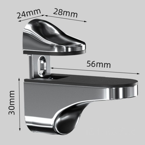 Glass shelf bracket - glass,