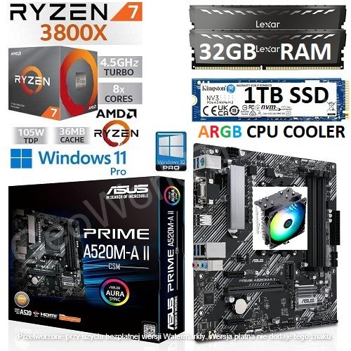 Amd ryzen 3800x 32gb - ryzen,