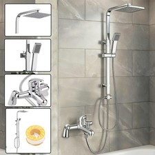 Shower Kit Twin Head Chrome