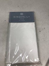 GingerLily London Pure Silk Bed Linen Pillow Case Ivory King Size 21"x40"