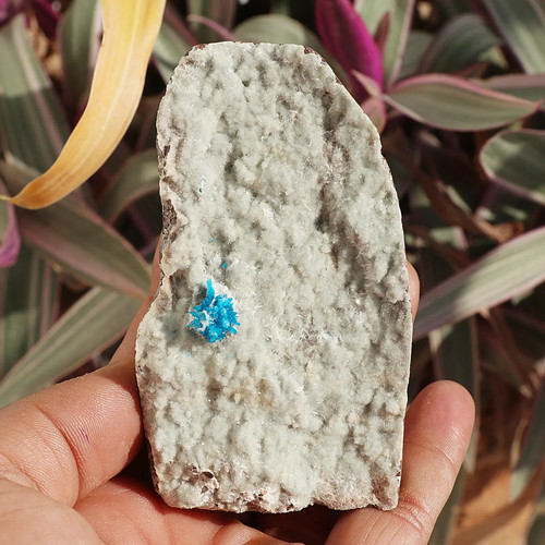 Cavansite heulandite - cavansite, on