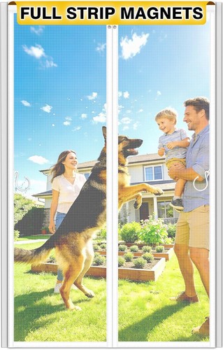 Magnetic fly screen door - magnetic,