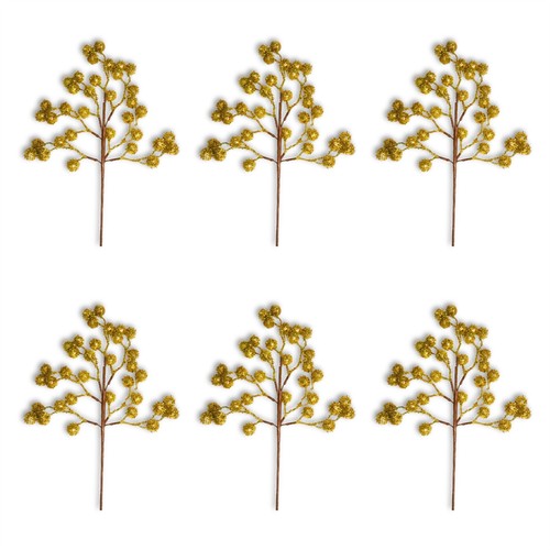 6pcs artificial picks berries - picks,