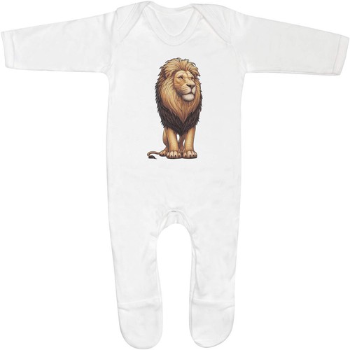 Proud lion baby sleepsuit - sleepsuit, /