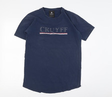 Cruyff Men's Blue M Crew Neck T-Shirt