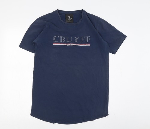 Cruyff men blue crew neck - cruyff, m