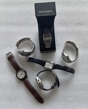 Mens Assorted Watches date indicator, Timex Expedition, Sekonda Quartz WORKINGx6