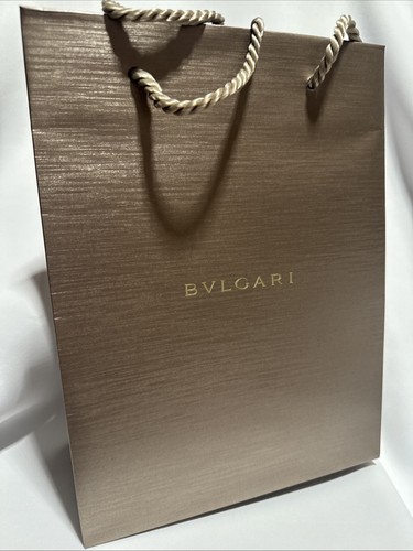 Bvlgari shopping bag 11x8x4in - shopping,