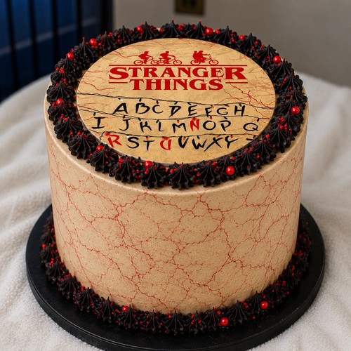 Stranger things cake - things,