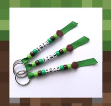 Personalised Minecraft Keyring