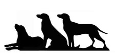 Three Labradors Weathervane or