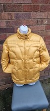 Next Mustard Colour Womens Down Puffer Jacket Size 10 UK