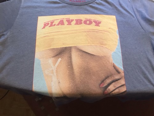 Blue shirt playboy cover - playboy,