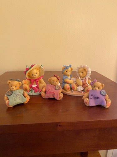 Cherished teddies boxed 5pc - teddies,