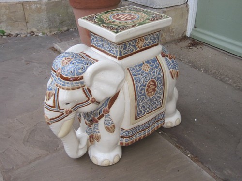 Large vintage ceramic - ceramic, elephant