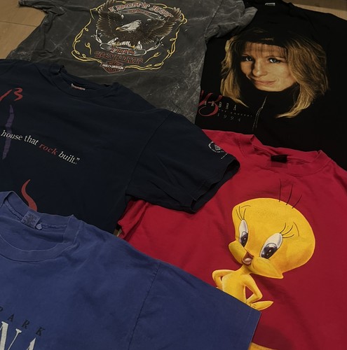 Vintage graphic tee thrift - vintage,