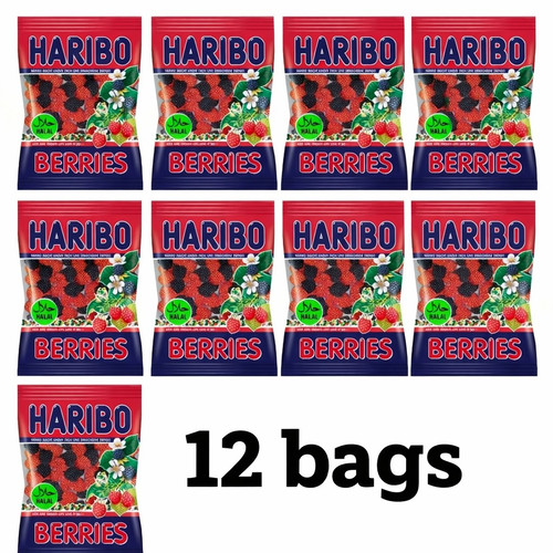 Halal haribo berries 80g - 12,
