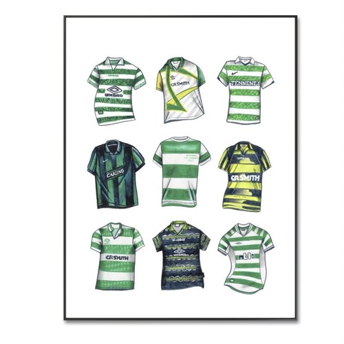 Celtic football poster - football,