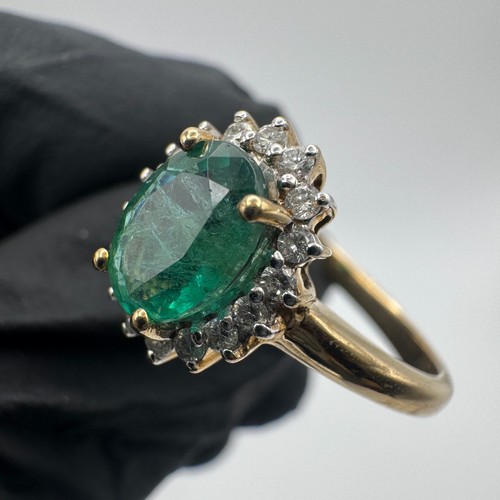 Solid 10k gold emerald - 10k,