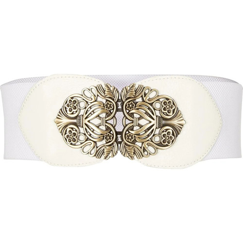 Wide elastic waist belt - elastic, 6cm