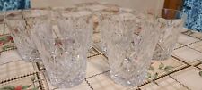 6 x Edinburgh Crystal Berkeley Old Fashioned Whisky Tumblers Glasses.VGC 