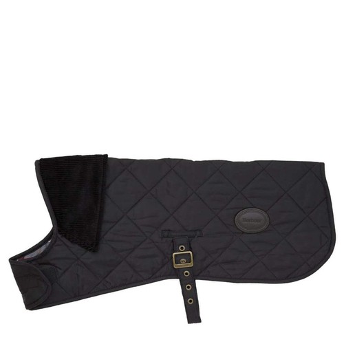 Barbour quilted dog coat - dog, black