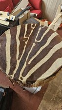 Genuine African Zebra Hide Drum.  Awarded to R H Campbell in 1966 in Tanzania