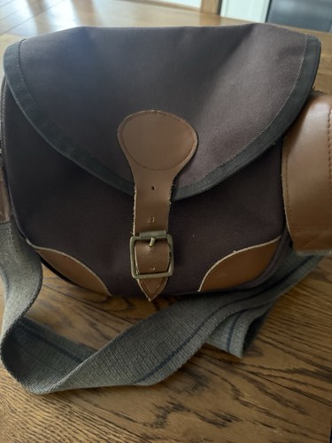 Canvas and leather cartridge - and,