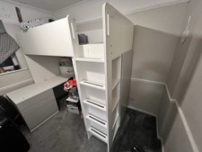 Kids Bunk Bed With Wardrobe