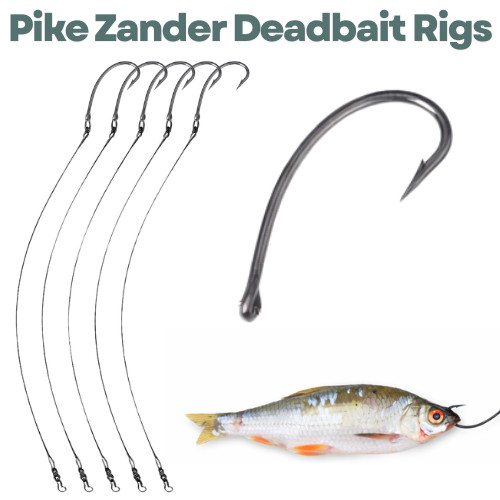 Pike dead bait - rigs, traces–