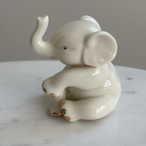 Lenox porcelain elephant - porcelain,