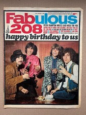 PINK FLOYD FAB 208 MAGAZINE JANUARY 13 1968 - pink floyd cover with more inside 