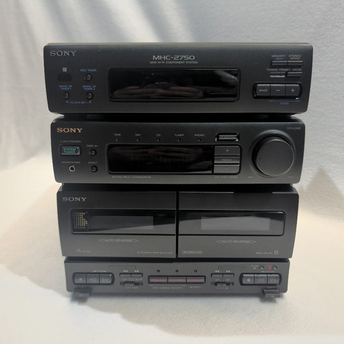 Sony dual cassette tuner - sony,