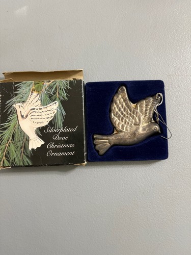 Vintage silverplated dove - vintage,