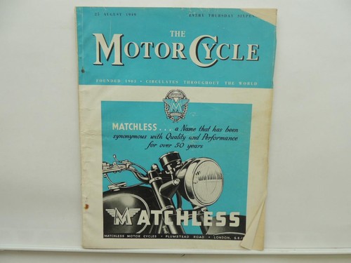 August 1949 the motorcycle - 1949,