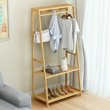 Eco Wooden Clothes Rail Havy