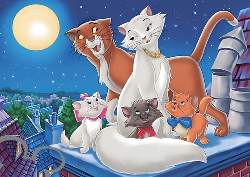 Disney the aristocats art - a4,