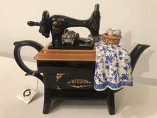 Paul Cardew - Infusion - Teapot -  Sewing Machine - 95 - Large (12x9")